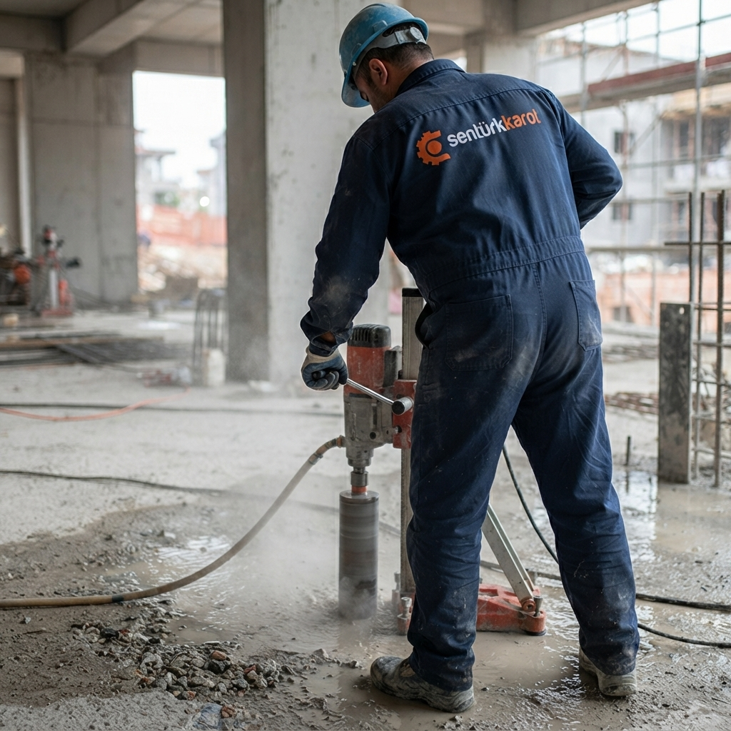 Ümraniye Tepeüstü Karotçu çalışması